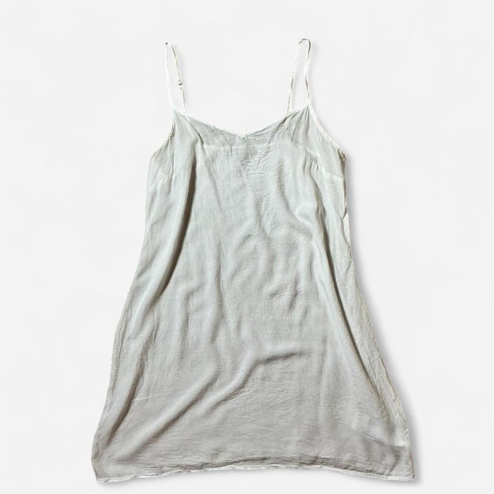 ALLSAINTS Abelie Viscose‎ Verity Dress White Slip Midi Women's M Cottagecore
